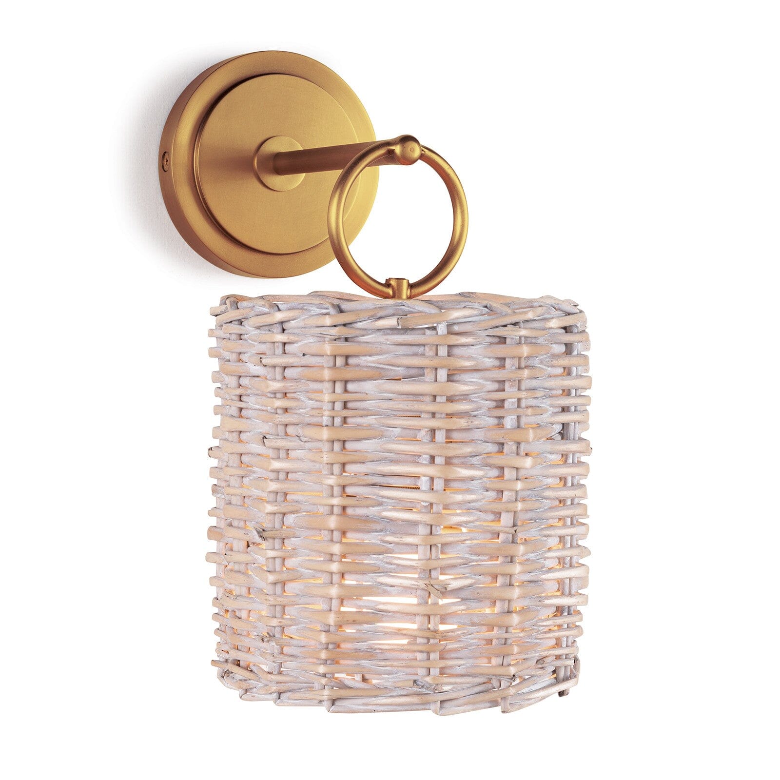 Nantucket Sconce Wall Sconces Natural Brass 