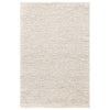 Niels Ivory Woven Wool/Viscose Rug. Top view. 