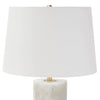 Noel Alabaster Table Lamp shade. Detail view.