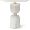 Noel Alabaster Table Lamp base. Detail view.
