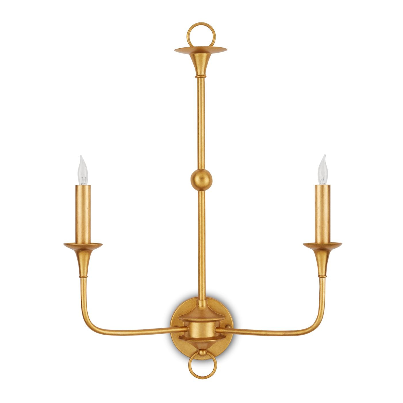 Nottaway Gold Large Wall Sconce Wall Sconces 