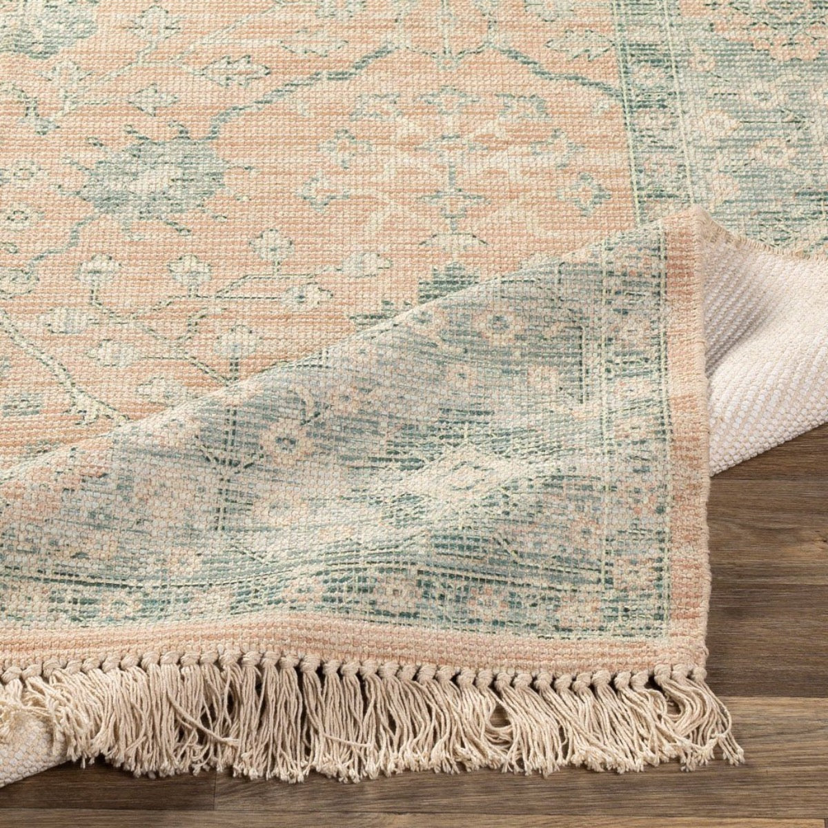 Ollie Rug corner detail. Detail view. 