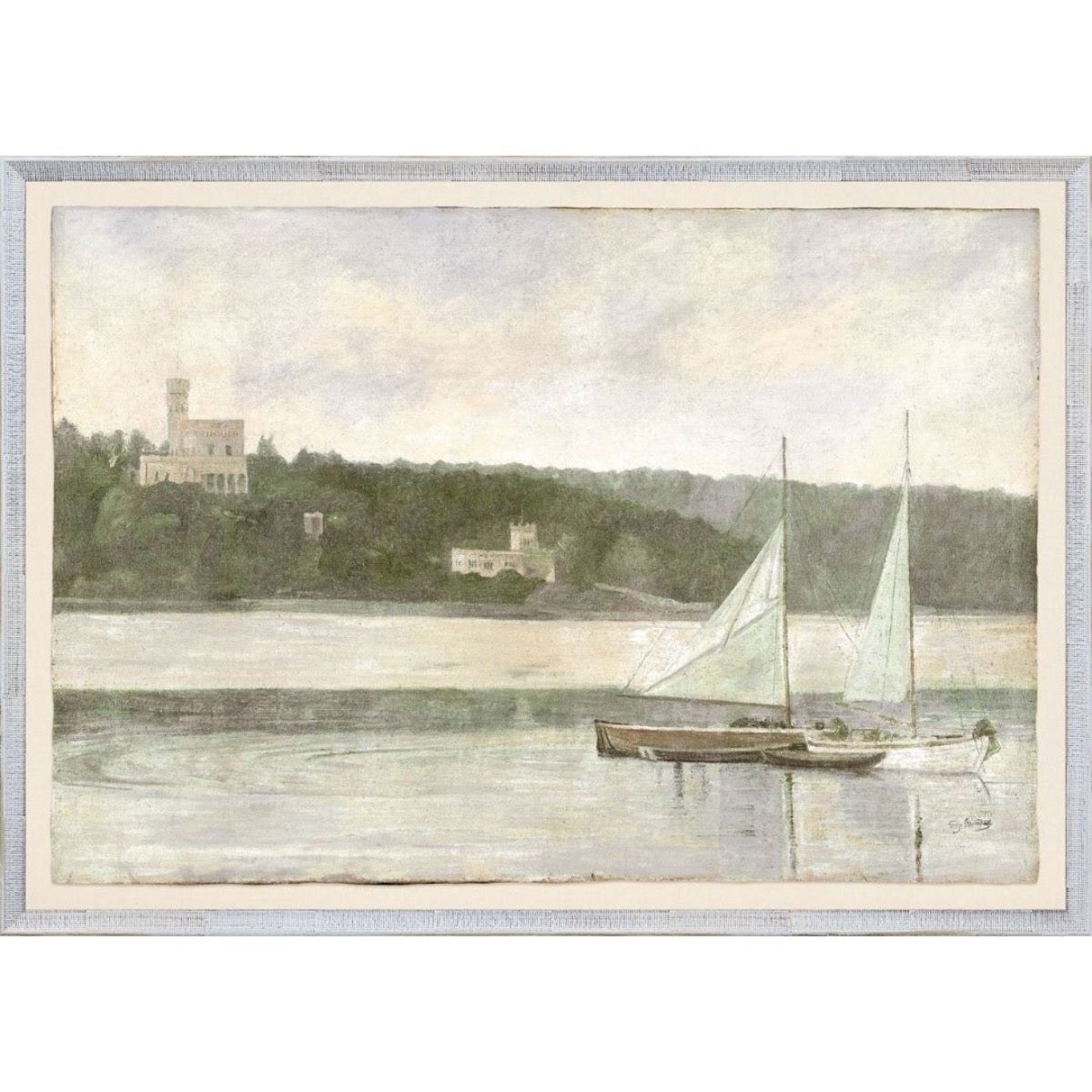 On The Lake. Front view.