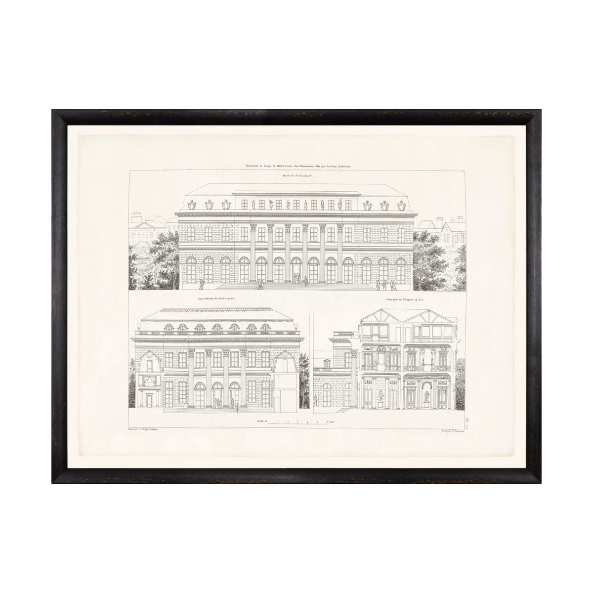 Parisienne Plan III. Front view.