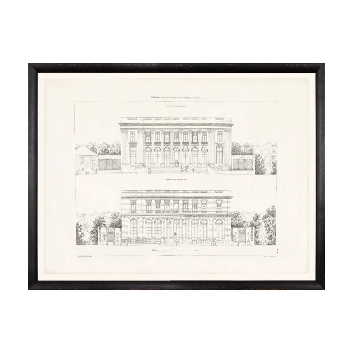 Parisienne Plan VI. Front view.