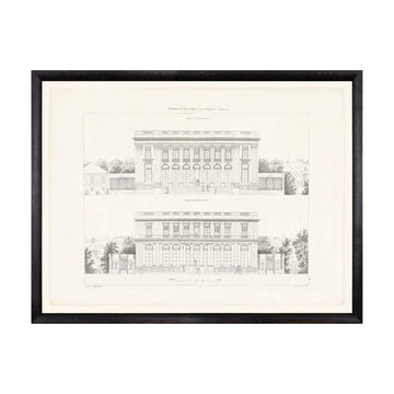 Parisienne Plan VI. Front view.