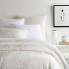 Parisienne Velvet Dove White Quilt 