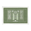 Parterre Classique En Vert VI. Framed art. Front view.