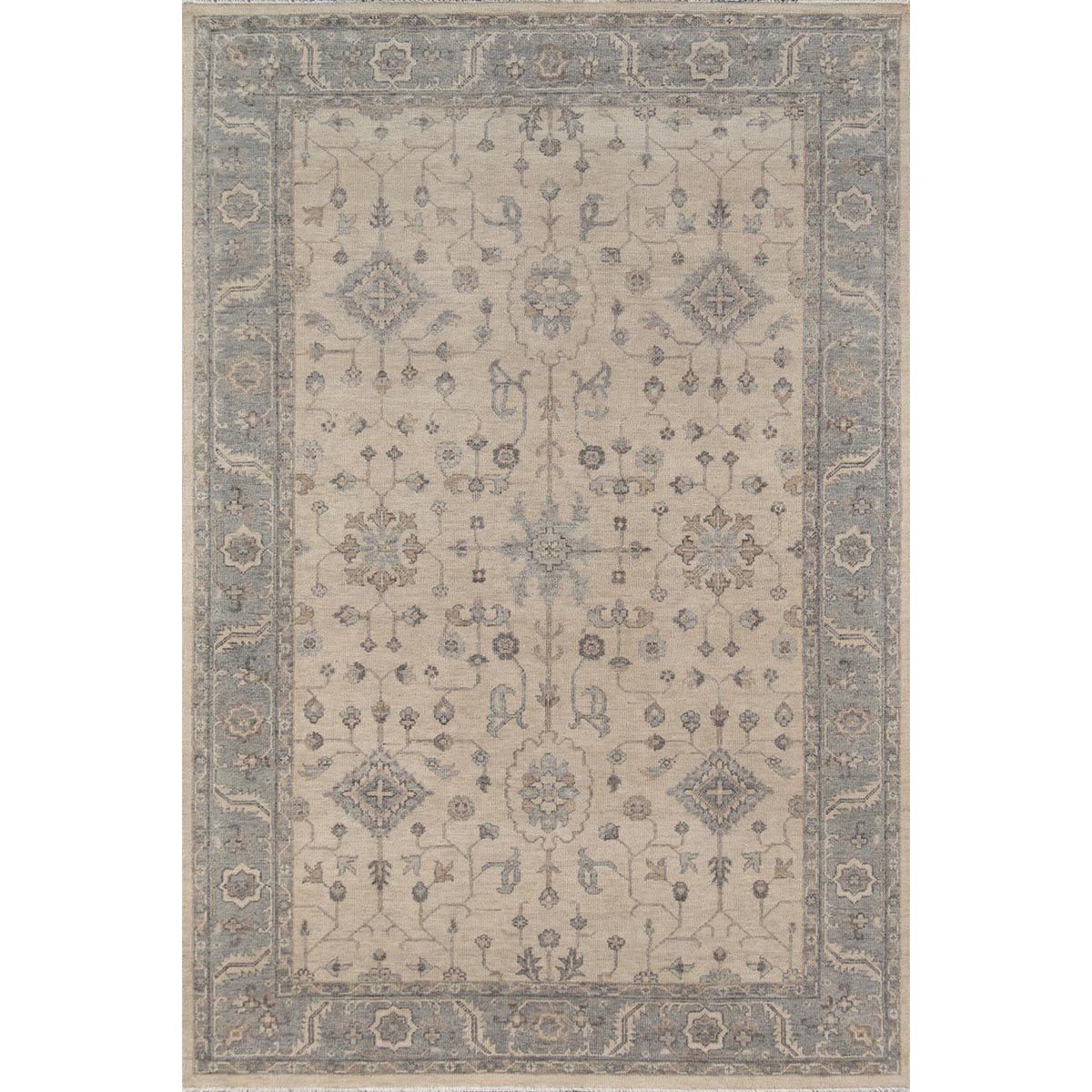 Pembroke Hand-Knotted Rug. Top view. 