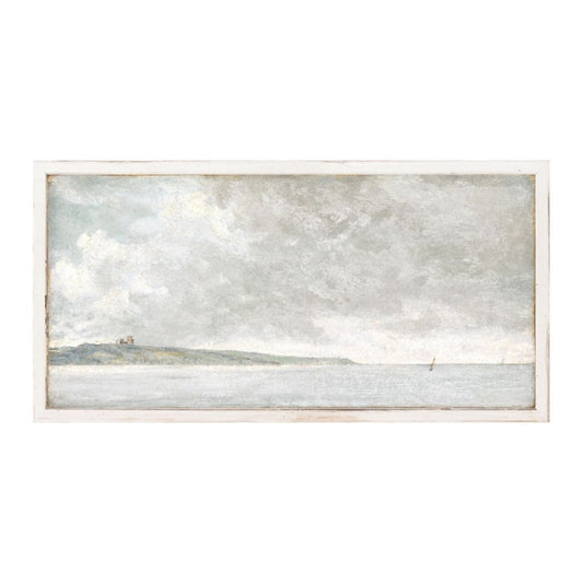 Petite Scapes - Coastal Scene with Cliffs. Front view.