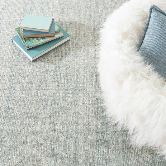 Quartz Ocean Woven Viscose/Cotton Rug Rugs 