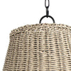 Augustine Outdoor Pendant - Small upper shade. Detail view.