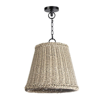 Augustine Outdoor Pendant - Small. Front view.