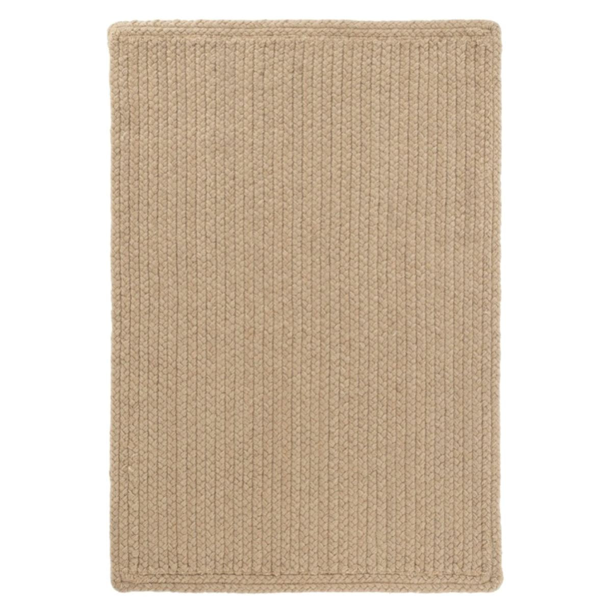 Rio Braided Indoor/Outdoor Rug. Top view. 