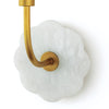 Robin Bent Arm Sconce mounting piece. Detail view. 