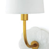 Robin Bent Arm Sconce centre. Detail view. 