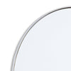 Rowen Mirror Polished Nickel upper left corner. Detail view.