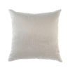 Royal Velvet Pillow - Dove Grey. Front view. 