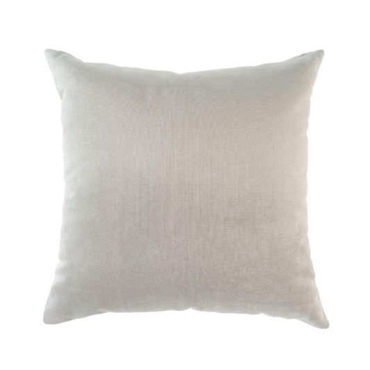 Royal Velvet Pillow - Dove Grey. Front view. 