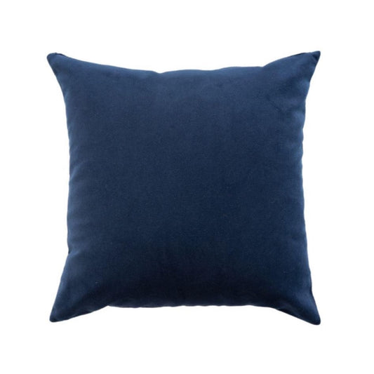 Royal Velvet Pillow - Navy. Front view. 
