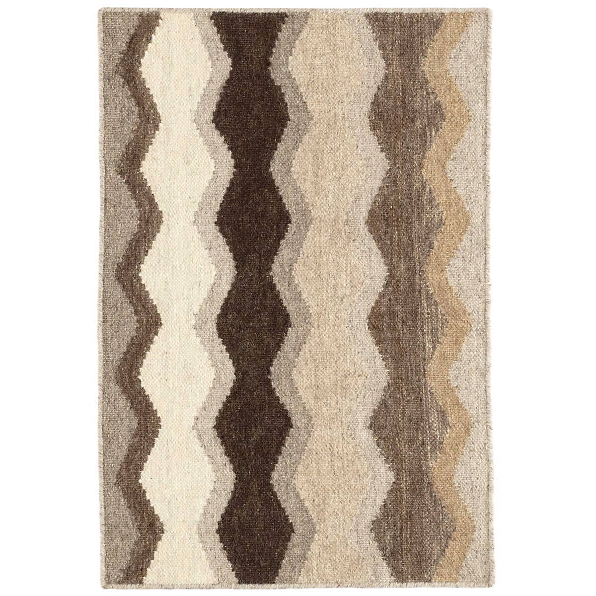 Safety Net Neutral Woven Wool Rug Rugs 