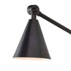 Sal Task Sconce Oil Rubbed Bronze shade. Detail view.