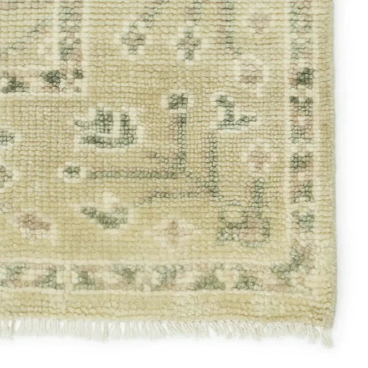 Salinas Ginerva Green Wool Rug 