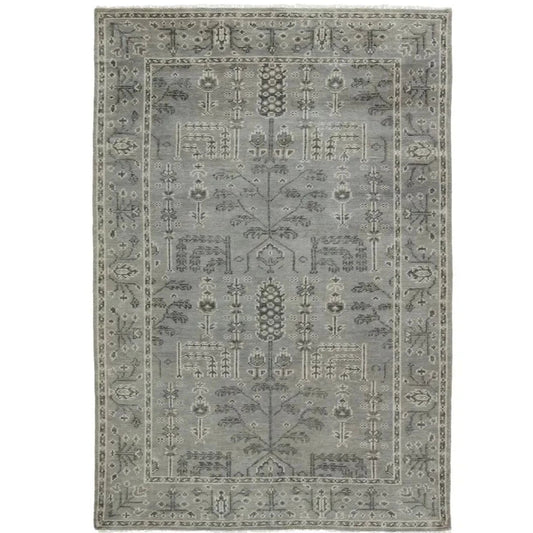 Salinas Ginerva Grey Wool Rug 