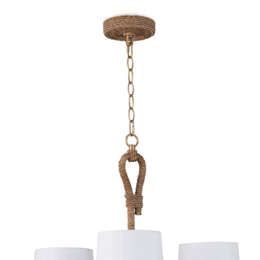 Bimini Chandelier - Large mounting piece. Detail view.