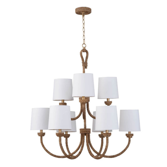 Bimini Chandelier - Large. Front view.