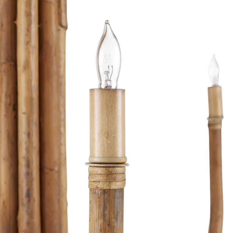 Samsara Rattan Chandelier Chandeliers 