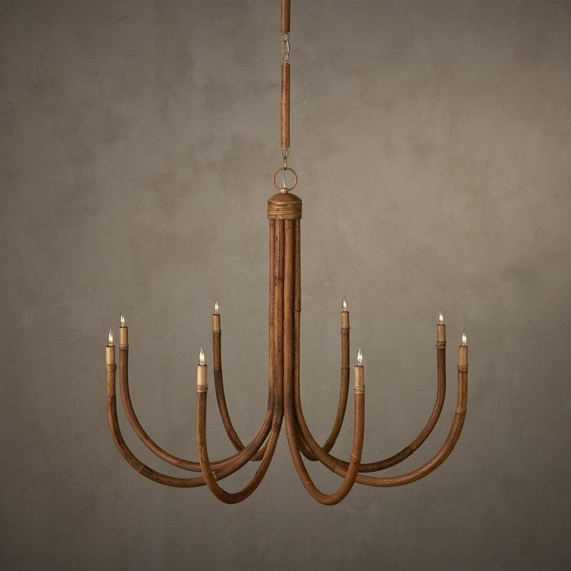 Samsara Rattan Chandelier Chandeliers 