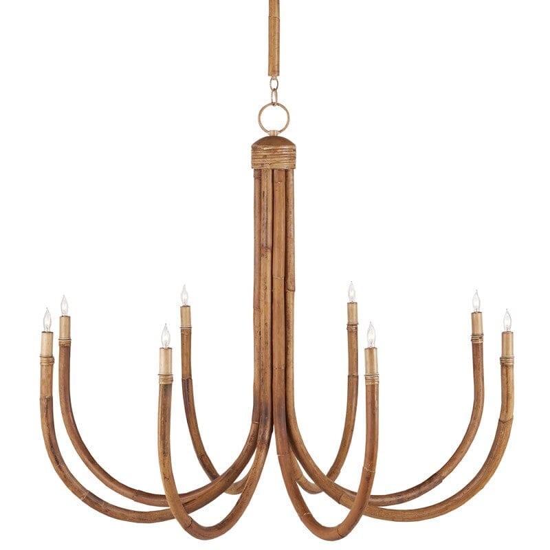 Samsara Rattan Chandelier Chandeliers 