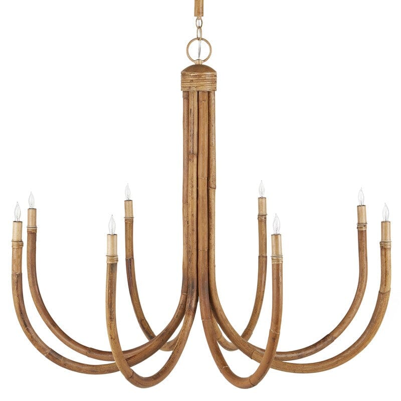 Samsara Rattan Chandelier Chandeliers 