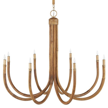 Samsara Rattan Chandelier Chandeliers 
