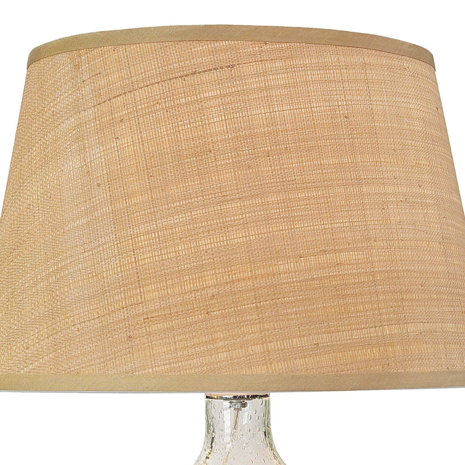 Seeded Oval Glass Table Lamp - Thumbnail 4