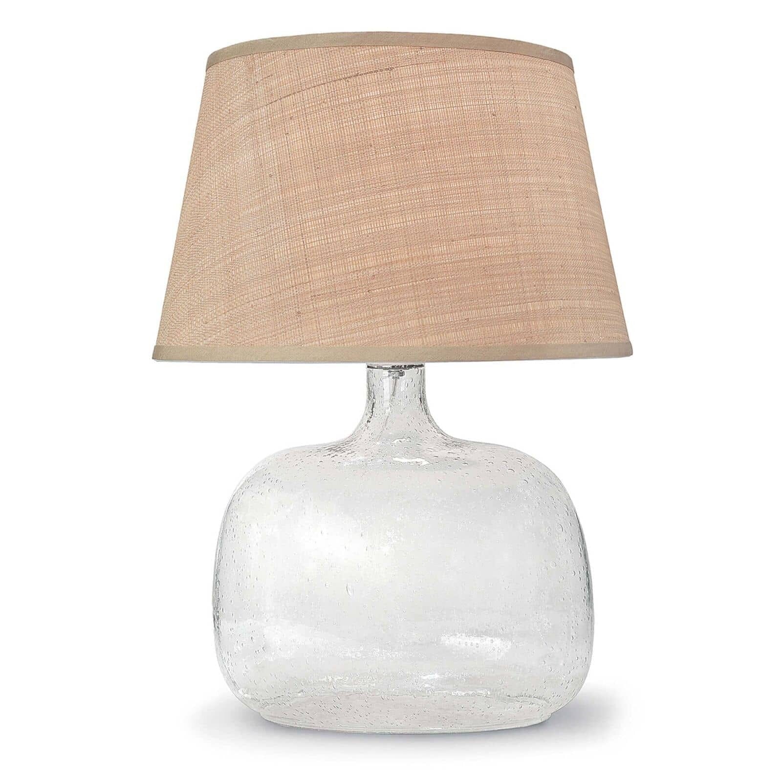 Seeded Oval Glass Table Lamp Table Lamps 