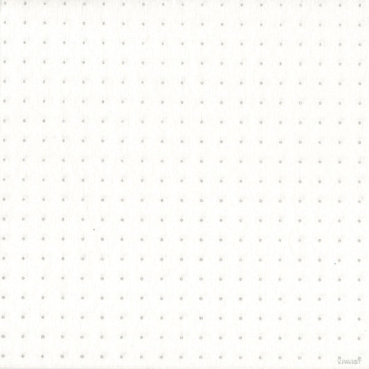 Silver Dot - Cocktail Napkins. Front view.