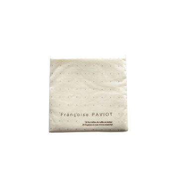 Silver Dot - Cocktail Napkins Linens 