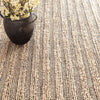 Simba Black Woven Jute Rug RUGS 