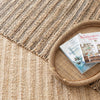 Simba Black Woven Jute Rug RUGS 