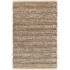 Simba Black Woven Jute Rug RUGS 
