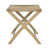 Sophie Side Stool Cerused Oak. Side view.