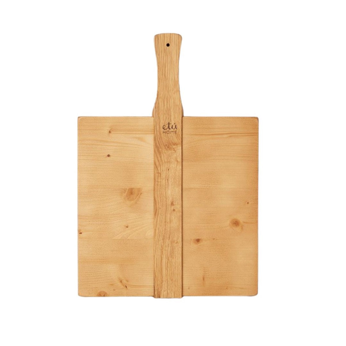 Square Serving Board. Front view. 
