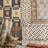 Tala Blue Woven Jute Rug Rugs 