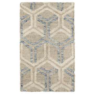 Tala Blue Woven Jute Rug Rugs 