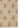 Terrain Jute Rug corner detail. Close-up detail view. 