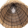 Beehive Outdoor Pendant - Small. Bottom up view.