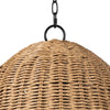 Beehive Outdoor Pendant - Small upper shade. Detail view.