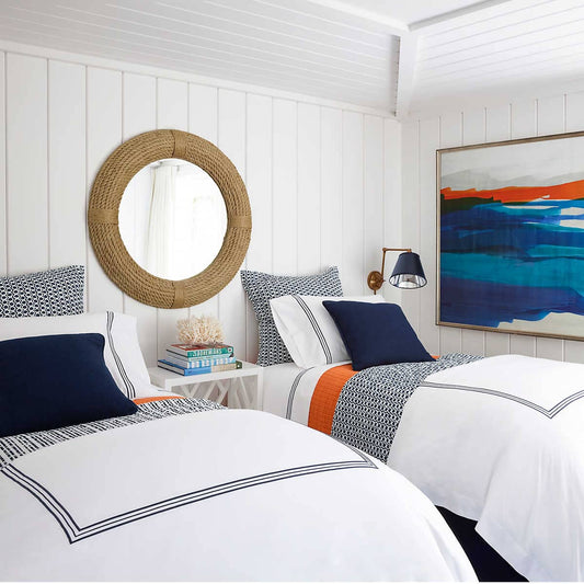 Trio Indigo Duvet Cover 